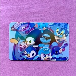 Water Starters Splash Parade — Rainbow Gloss Foil Collectible Art Card ✨